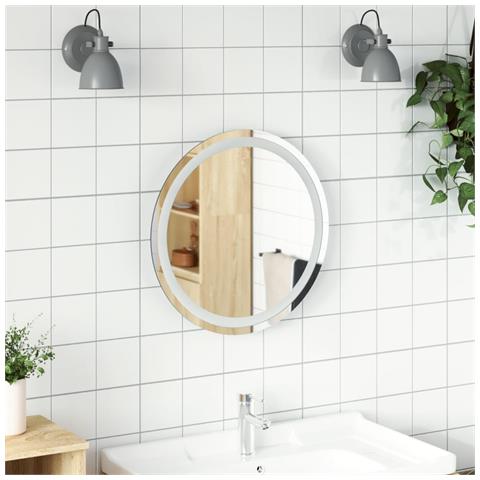 Specchio da Bagno LED 50 cm Rotondo - Foto 10