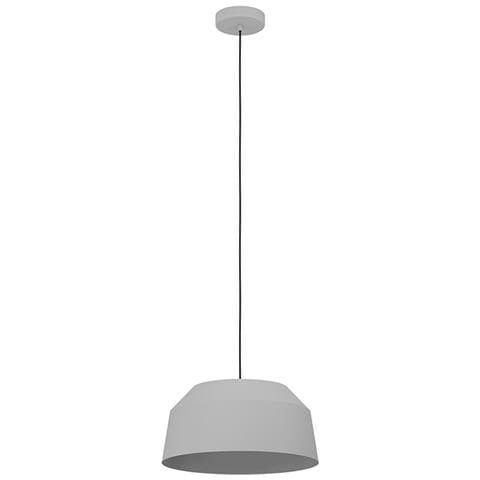 Lampadario Contemporaneo Contrisa 1 Luce Metallo Grigio - Foto 1