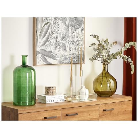 Vetro Vaso Da Fiori 45 Verde Korma - Foto 1