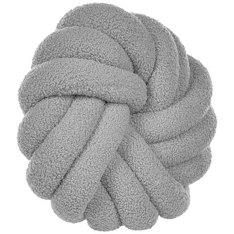 Cuscino Decorativo Akola Bouclé 31 X 31 Cm Tinta Unita Grigio - Foto 2