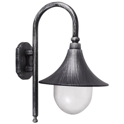 Lanterna A Muro Galatea Per Esterno In Alluminio Nero Con Braccio - Foto 1