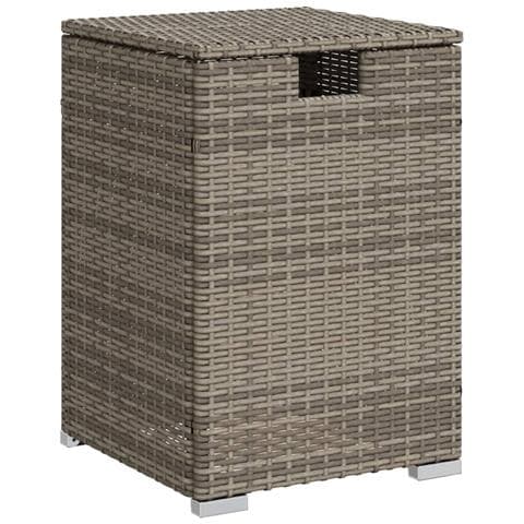 Tavolo Copri Serbatoio Propano Grigio 40x40x60 Cm In Polyrattan - Foto 1
