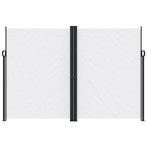 Tenda Da Sole Laterale Retrattile Bianca 220x1200 Cm - Foto 3