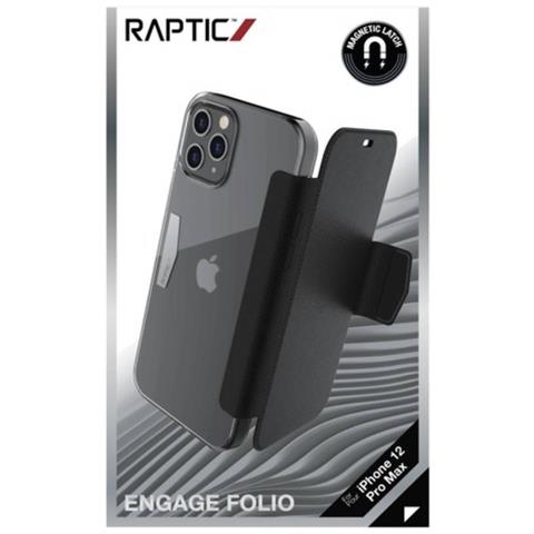Custodia Protettiva Per Iphone 12 Pro Max Folio Engage, Nero - Foto 5