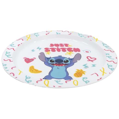 Piatto Microonde Per Bambini Con Decorazione Just Stitch Collezione Palms, Bianco - Foto 6
