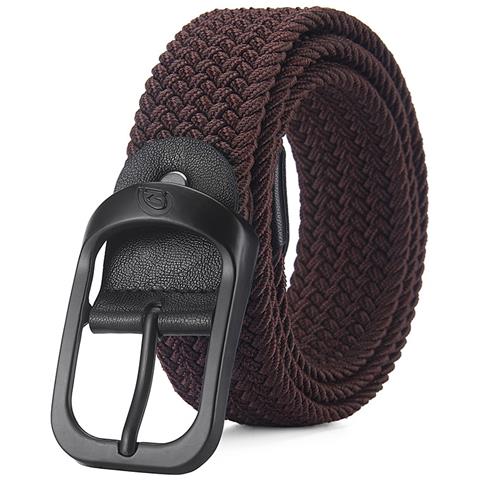 Cintura Elastica Intrecciata Da Uomo 105 Cm Brown - Foto 1
