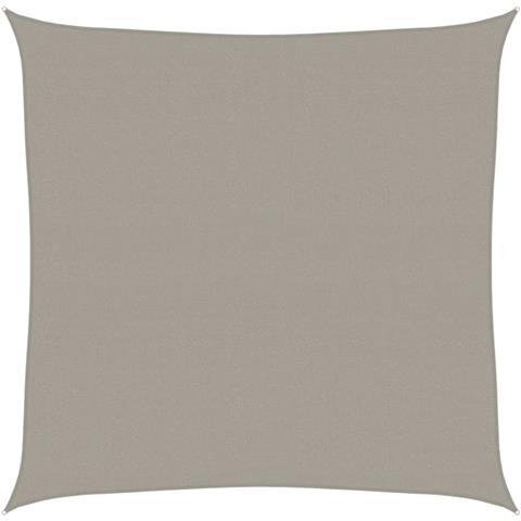 Vela Parasole 160 G/m Quadrata Grigio Chiaro 4,5x4,5 M In Hdpe - Foto 2