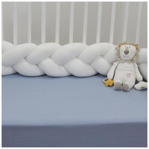 Treccia Paracolpi Per Culla E Lettino Bianca - Foto 2