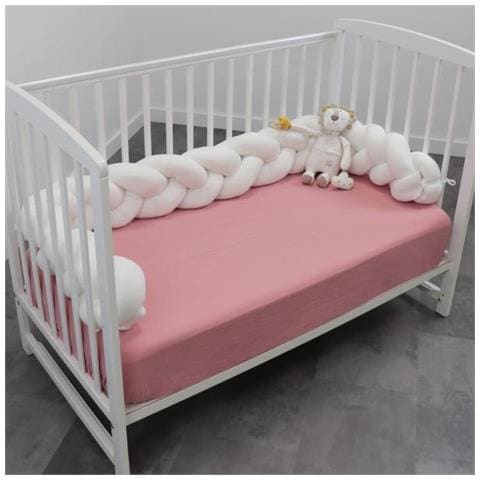 Treccia Paracolpi Per Culla E Lettino Bianca - Foto 3