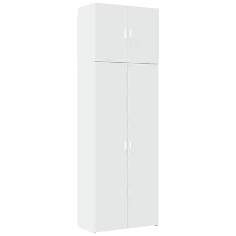 Credenza Bianca 80x42,5x249 Cm In Legno Multistrato - Foto 2