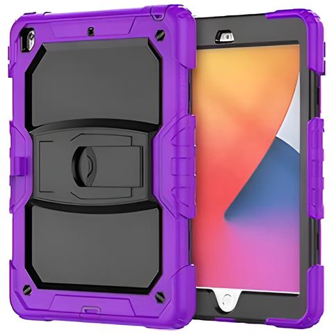 Custodia Elegante Con Supporto Per Ipad 10.2"" 2019/2020/2021 - Viola Chic - Foto 1