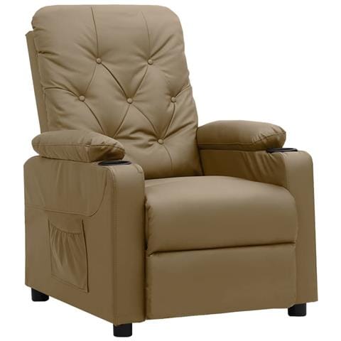 Lusso Casadino - Poltrona Alzapersona Cappuccino In Similpelle - Foto 1