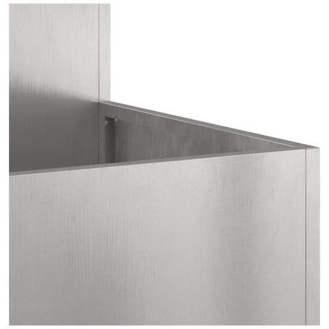 Fioriera da Giardino 100x100x48 cm Acciaio Inossidabile - Foto 9