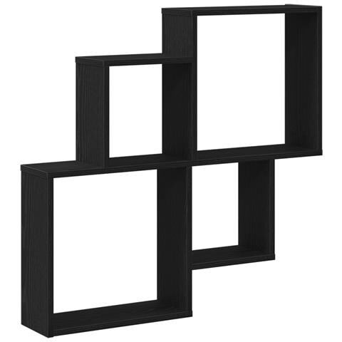 Armadio a muro  Nero Rovere 80x15x78,5 cm in legno ingegnerizzato - Foto 1