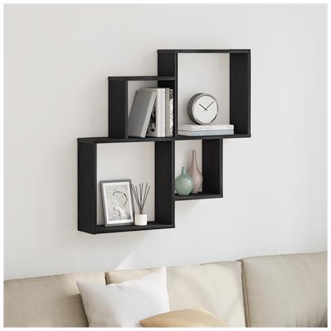 Armadio a muro  Nero Rovere 80x15x78,5 cm in legno ingegnerizzato - Foto 2