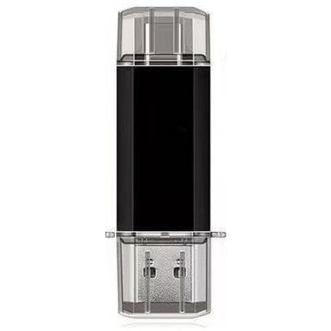 Chiavetta Usb 2 In 1 Corta Usb 3.0 Ad Alta Velocità Per Trasferimento Dati Tra Pc E Smartphone Black 128 Gb - Foto 1