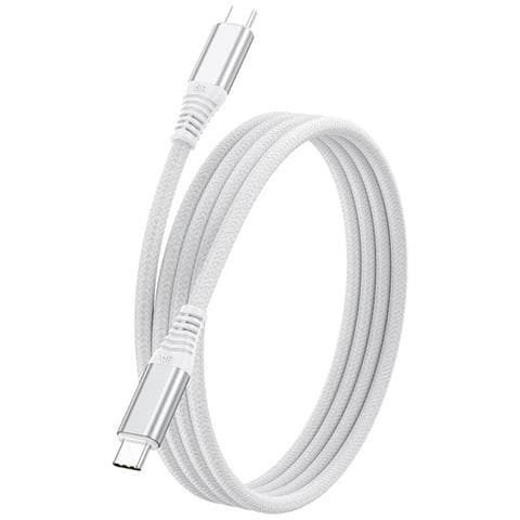 Cavo Di Ricarica Rapida Usb-c A Usb-c Da 240 W Per Telefoni, Laptop E Altro White 2 Metri - Foto 1