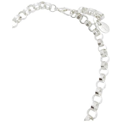 Set Collana E Orecchini Rossi Con Catena Placcata Argento - Foto 5