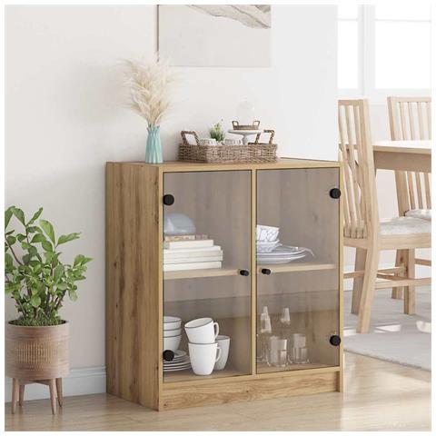 Mobile laterale Rovere artigianale 68 x 37 x 75,5 cm - Foto 2