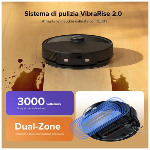 Robot Aspirapolvere e Lavapavimenti Q10 S5 EP-Q10S55-M1 con Navigazione LiDAR e Potenza 10000 Pa - Foto 10