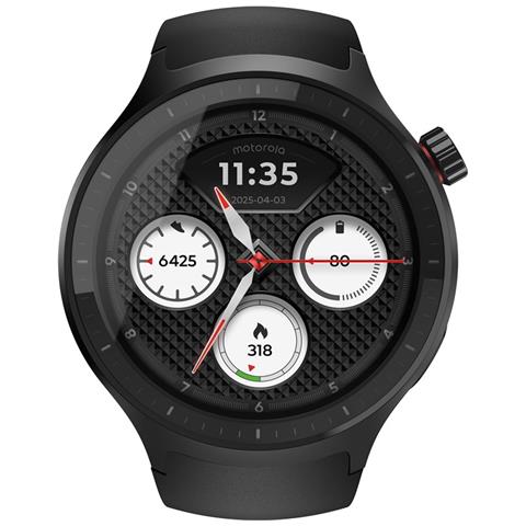 Moto Watch 3,63 Cm (1.43"") Oled 47 Mm Digitale Touch Screen Nero Gps (satellitare) - Foto 1
