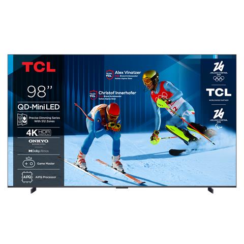 C6K Serie Smart TV QD-MiniLED 4K 98" 98C6K, 144Hz, audio Onkyo 2.1, Dolby Vision IQ & Atmos, Google TV - Foto 1
