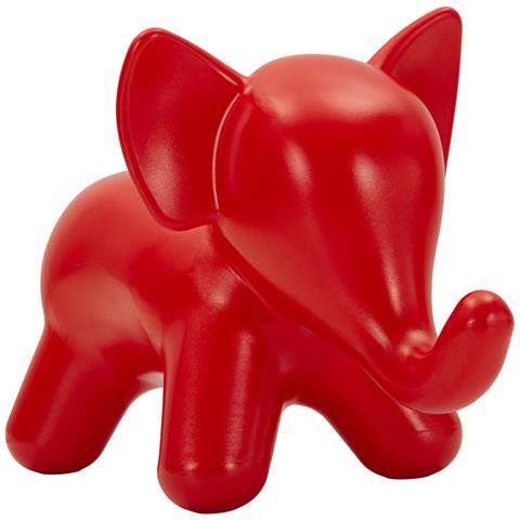Sgabello Elephant A Forma Di Elefante In Plastica Rossa - Foto 1