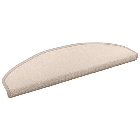 Tappetini per scale autoadesivi Semicircolare 15 pcs Tortora - Foto 1