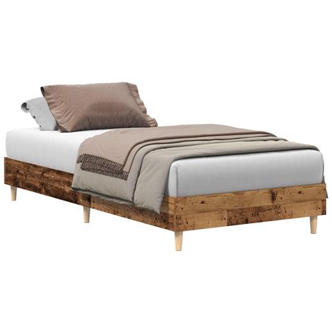 Struttura del letto Legno antico 80 x 200 cm - Foto 1