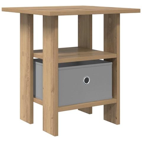 Comodino Rovere artigianale 41 x 40 x 45 cm Legno multistrato - Foto 1