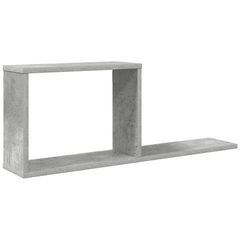 Scaffali flottanti Grigio Cemento 80 x 15 x 30 cm - Foto 1