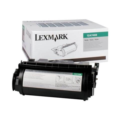 12A7468 Toner Originale Nero per T630 / T632 / T634 Capacità 21000 Pagine - Foto 1