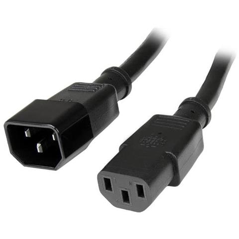 Prolunga del cavo di alimentazione per computer 2,5 mm2 da 91 cm - Cavo di alimentazione C14 a C13 - Foto 1