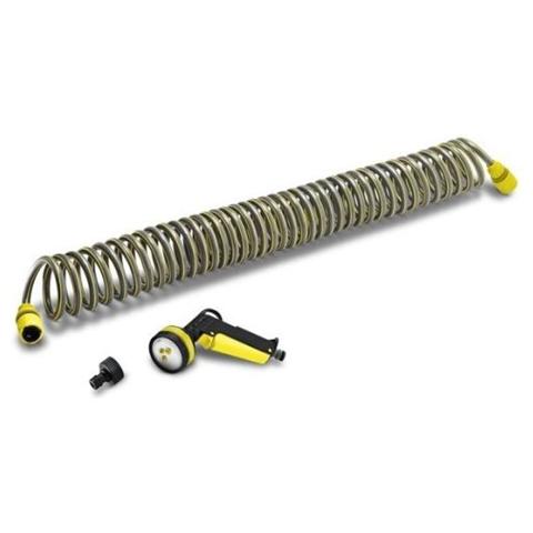 Kit Tubo Spiralato da 10 Metri Completo di Idropistola Multifunzione - Foto 1