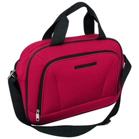 Set Da Viaggio Trolley E Borse 5 Pz Rosso - Foto 5