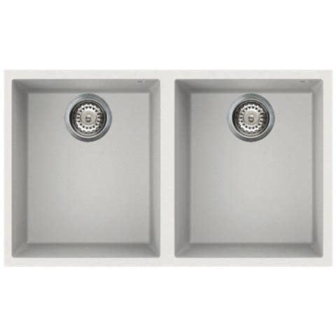 LAV. QUADRA 350 76x44 2V BIANCO 52 SOTTO TOP BIAN - Foto 2
