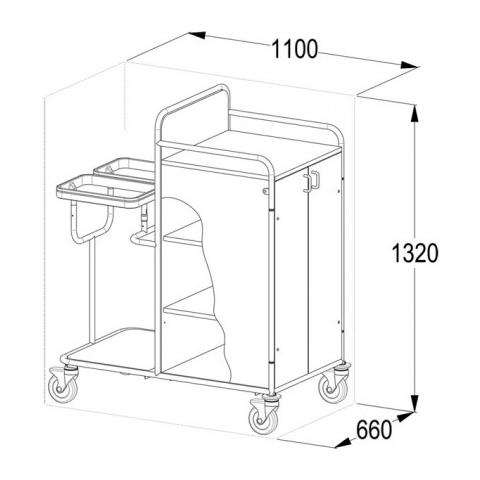CARRELLO LAVANDERIA - laminato - Foto 2