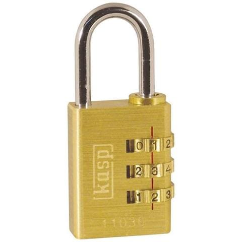 Lucchetto Oro - Giallo Serratura A Combinazione Numerica - Foto 1