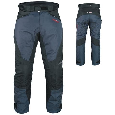 Pantaloni Impermeabile Moto Imbottitura Termica Estraibile Traspirante Blu 28 - Foto 1