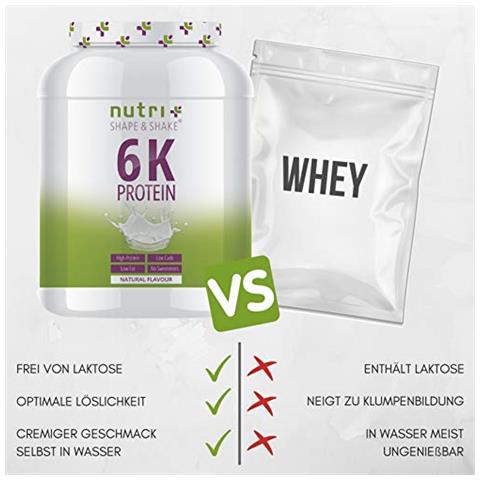 Nutri + 6k Proteine In Polvere Vegan, 1000 G Box - Foto 2