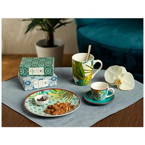 ME685015528 Confezione 6 Tazze caffè con Piatto, New Bone China - Foto 2
