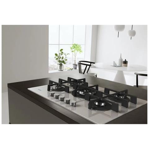 Piano Cottura GOWL 758 / WH a Gas 5 Fuochi Gas Colore Bianco - Foto 9