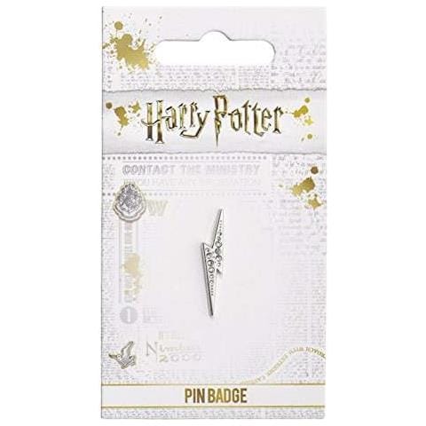 HARRY POTTER - SAETTA - Pin Spilletta Perno in Metallo Lucido Cristalli con 20 mm - Si Carat negozio - Foto 2