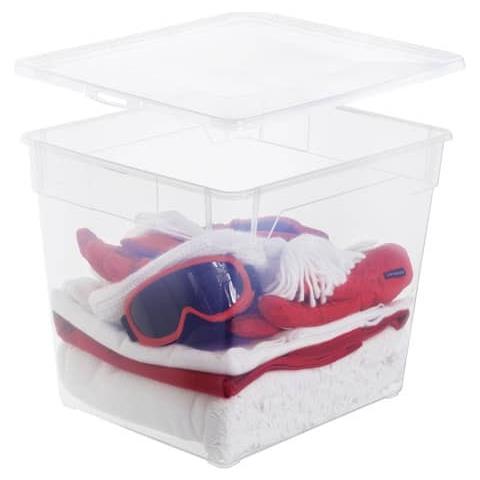 Contenitore Clear Box In Ppl Impilabile Trasparente - 31 L. F707807 - Foto 1