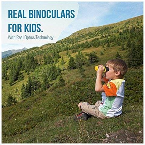 Jrd B Winl Mini Per Bambini Binocoli Giocattoli Per 4-5 Anni Ragazzi Da Regalo 8 X 21 Binocolo Per Bambini Per I Bambini Compatto Telescope Ragazzi Regalo 4-8 Anni Per Bird Watching Scenario (giallo) - Foto 4