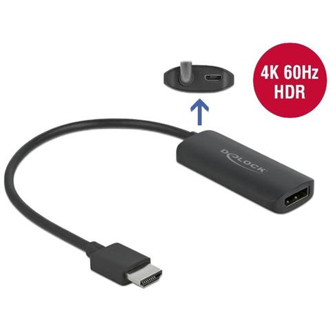 Delock Adattatore Hdmi-a Maschio A Displayport Femmina 4k 60 Hz - Foto 1