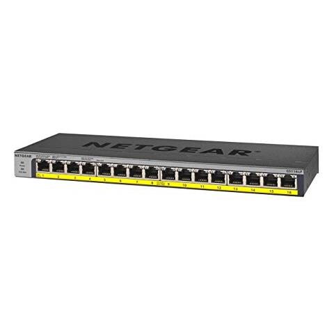 GS116LP Switch ProSafe Gigabit Ethernet 16Porte 10/100/1000 (PoE) + - Foto 5