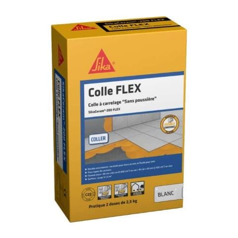 Adesivo Per Piastrelle Per Tutti I Rivestimenti Interni Ed Esterni (c2-et-eg) - ceram - 200flex - Bianco - 5kg - Foto 1