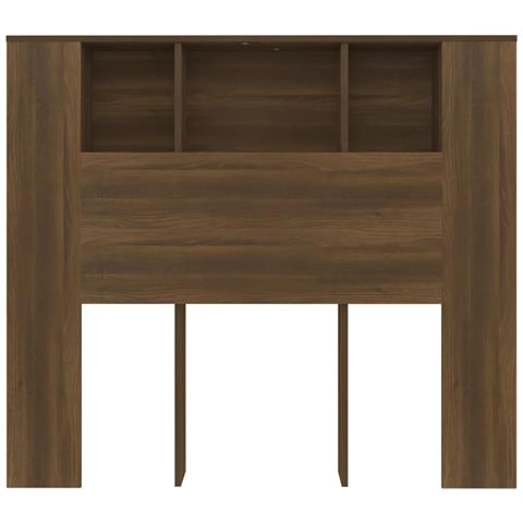 Testiera con Scomparti Rovere Marrone 120x18,5x102,5 cm - Foto 2
