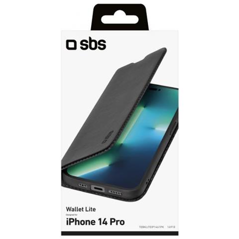 Tebkliteip1461pk Custodia Per Cellulare 15,5 Cm (6.1"") Custodia A Borsellino Nero - (Tebkliteip1461pk Wal L Iphone 14 Pro)  - Foto 2